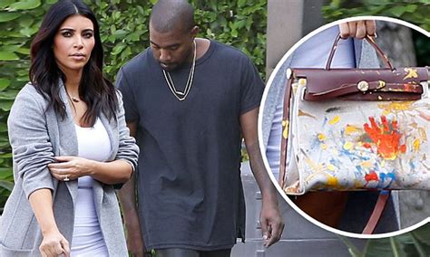 kim kardashian hermes bag north